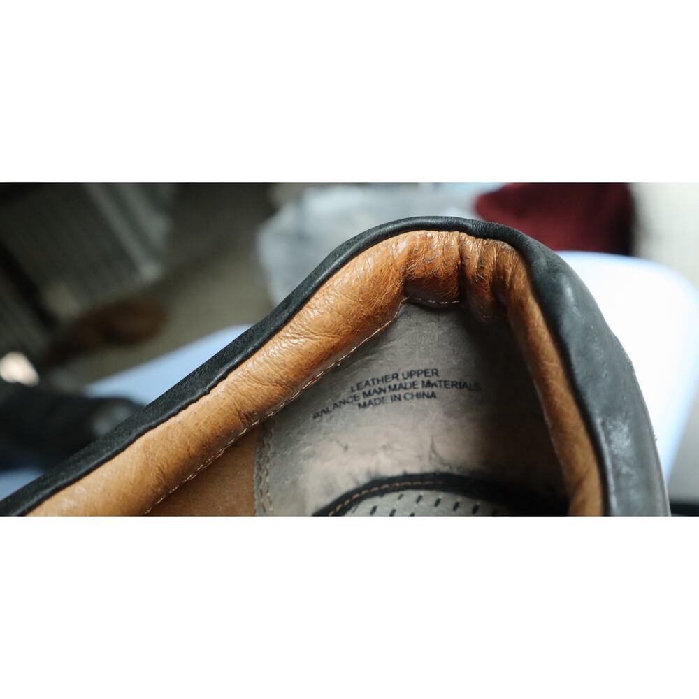 Born Shoe Men 13 Black Leather Slip On Loafers Comfort Handcrafted H42403 Casual - Picture 9 of 9